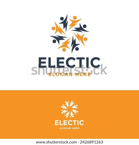 electric logo design vector icon symbol illustration