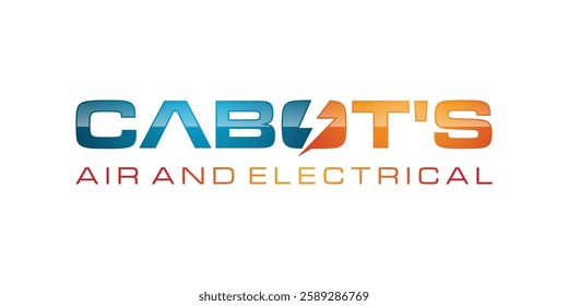 Electric Logo. Flash Thunderbolt Energy Power Logo.