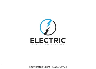 electric logo and electric icon Vector design Template. Vector Illustrator Eps.10