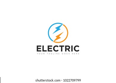 electric logo and electric icon Vector design Template. Vector Illustrator Eps.10