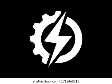 Electric logo and icon Vector design Template.Lightning Icon in Vector. Lightning Logo, Power Energy Logo Design Element,
