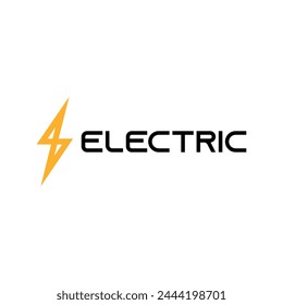 electric logo icon vector illustration