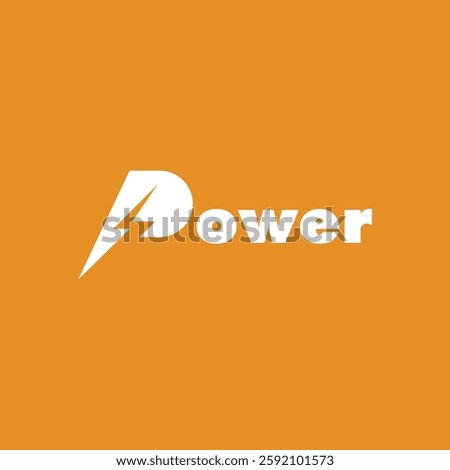 electric logo with letter P combination concept for electric company or corporate technology logo