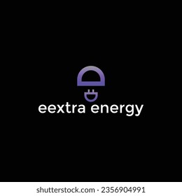 logotipo eléctrico, diseño eléctrico moderno, arte vectorial