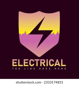 The Electric Logo is a striking representation of modernity and energy, designed to captivate attention and convey the essence of electrifying innovation. Dominated by a vibrant color palette, the log