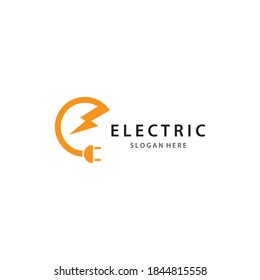 Electric logo template vector design