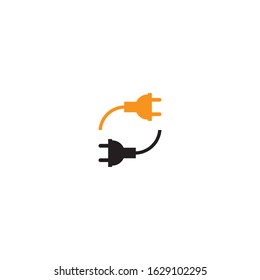 Electric logo template vector icon design