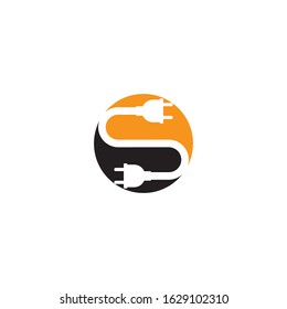Electric logo template vector icon design