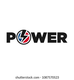 Electric logo. thunder symbol. bolt icon. vector eps 08.