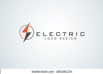 Electric Logo, tunder bolt design logo template, vector illustration