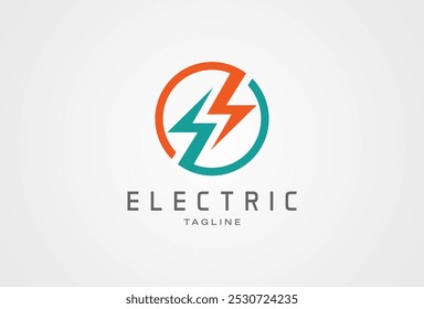 Electric Logo, tunder bolt design logo template, vector illustration