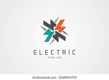 Electric Logo, tunder bolt design logo template element, vector illustration