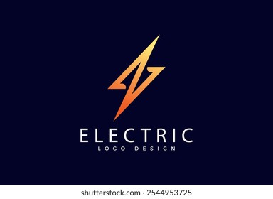 Electric Logo, tunder bolt design logo template, vector illustration