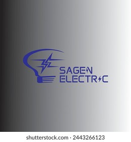 Un logotipo eléctrico suele incorporar símbolos o imágenes asociados con la electricidad o la energía eléctrica. Aquí hay una descripción de lo que un logotipo de este tipo podría Premium Vector Electricidad diseño del logotipo.