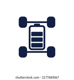 electric machine glyph icon design vector image