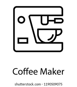 Electric machine for making coffee is coffee maker 