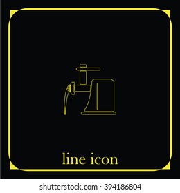 Electric meat grinder icon.