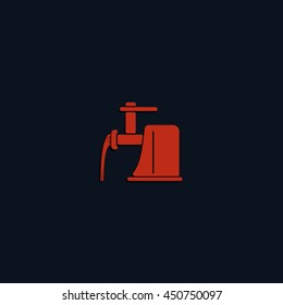 Electric meat grinder icon.