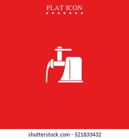 Electric meat grinder icon.