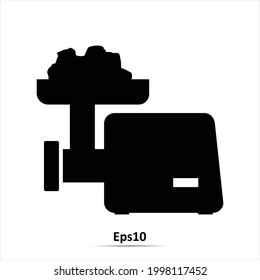 Elektrisches Fleischwolf-Symbol EPS10