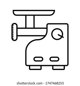 Electric Meat Grinder vector icon