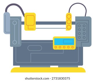 Electric metal cutting machine. Laser welding device