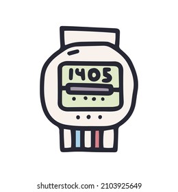 Electric Meter Color Vector Doodle Simple Icon