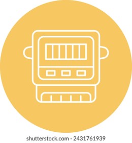 Electric Meter Icon Design For Personal And Commercial Use