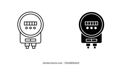 electric meter icons pack for apps and web UI designs