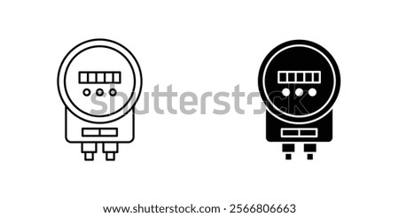 electric meter icons pack for apps and web UI designs