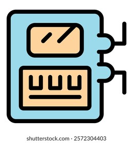 Electric meter measuring electricity consumption, providing energy data for efficient resource management