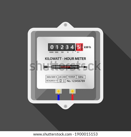 Electric Meter Power Meter illustration