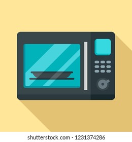 Icono eléctrico de microondas. Icono vectorial de microondas eléctricos para diseño web