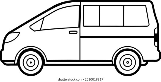 
Elektrischer Minivan,
Elektrische Minivan Vektor Silhouette, 
Elektrische Minivan Linie Kunst, Auto-Illustration und Vektor , Fahrzeug-Vektor, Fahrzeug-Illustration
