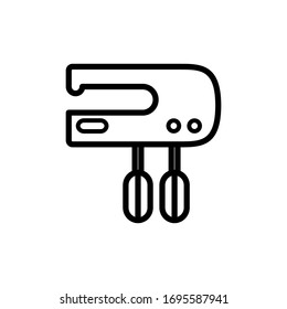 electric mixer icon design vector template