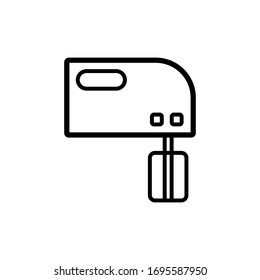 electric mixer icon design vector template