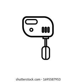 electric mixer icon design vector template