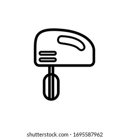 electric mixer icon design vector template