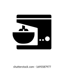 plantilla vectorial de diseño de icono de mezclador eléctrico
