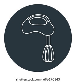 electric mixer isolated icon