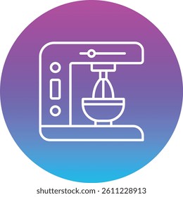 Electric mixer vector icon. Can be used for printing, mobile and web applications.