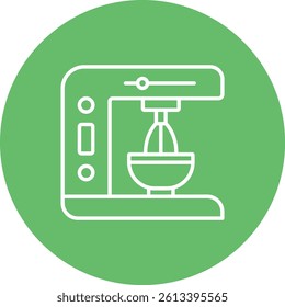 Electric mixer vector icon. Can be used for printing, mobile and web applications.