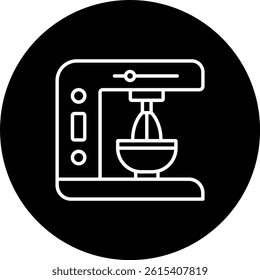 Electric mixer vector icon. Can be used for printing, mobile and web applications.