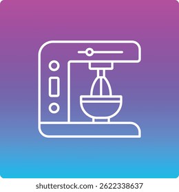 Electric mixer vector icon. Can be used for printing, mobile and web applications.