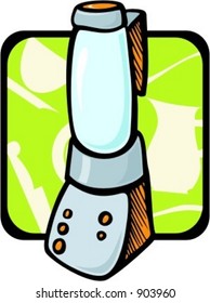 Electric mixer.Vector illustration