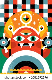 Electric Monster interior poster