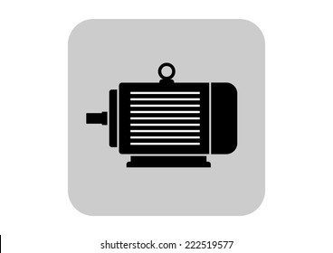 Electric motor icon 