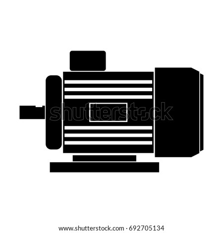 Electric Motor Icon Stock Vector (Royalty Free) 692705134 - Shutterstock