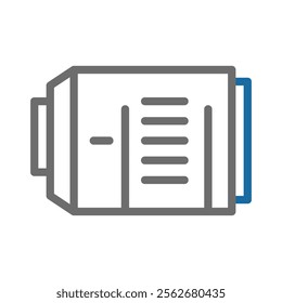 Electric motor icon. Concept of industry, technology, and engineering.