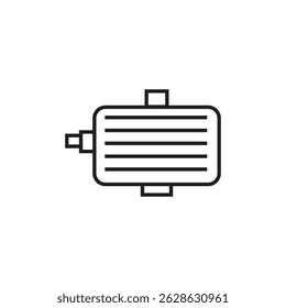 electric motor icon illustration element design 